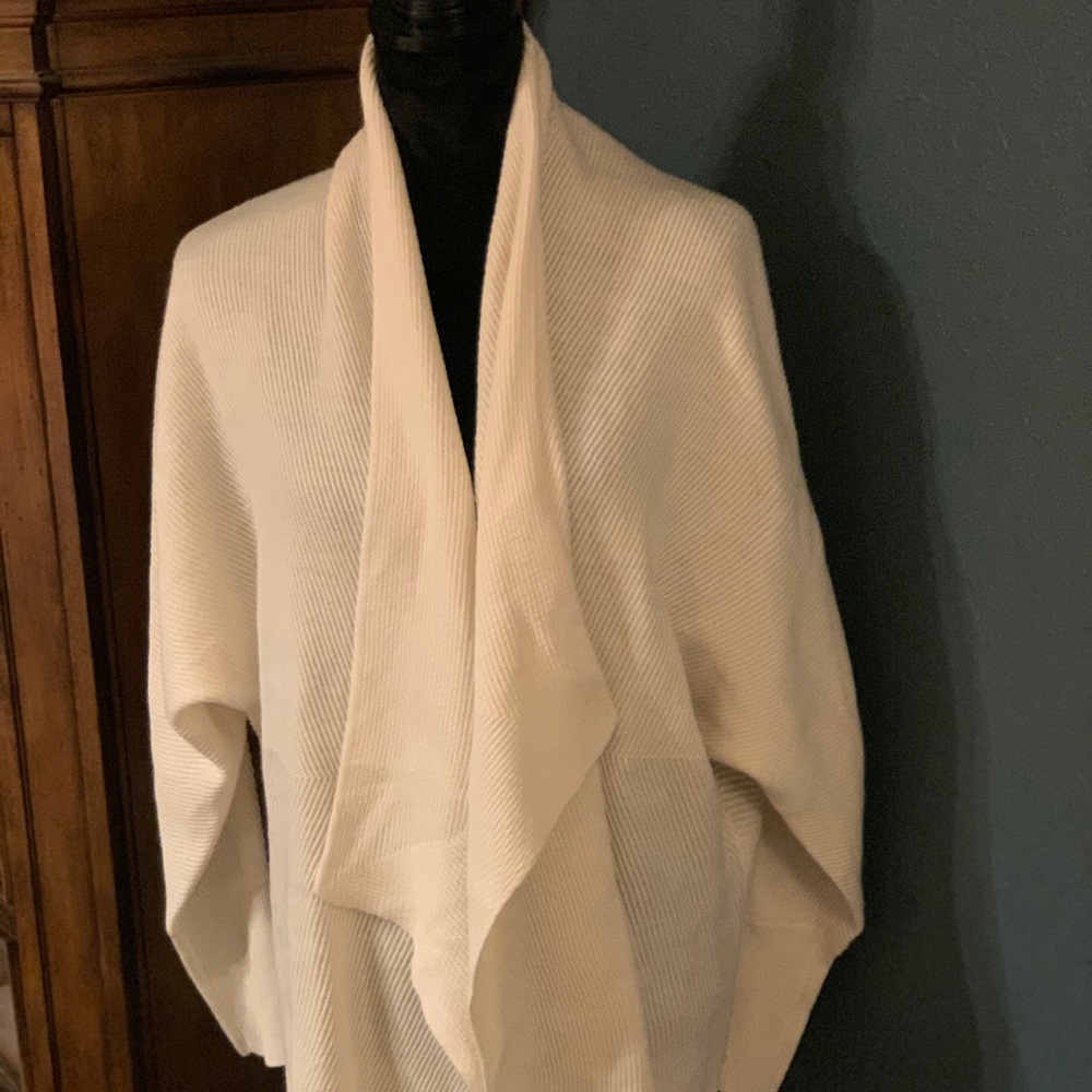 Winter White Merona Shawl Sweater